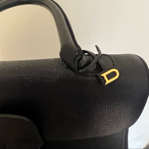 Delvaux Navy Blue Leather Brillant Handbag - Picture 11 of 11